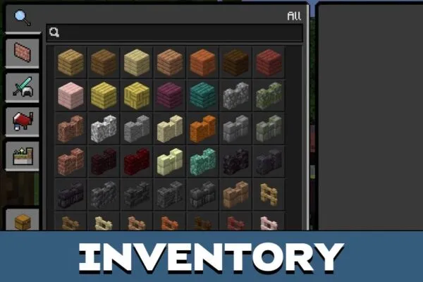 Inventory from Undertale GUI texture Pack for Minecraft PE