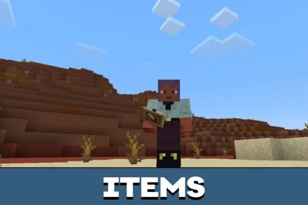 Items from Frame Texture Pack for Minecraft PE