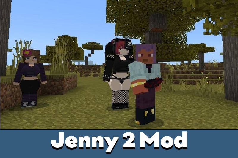 Jenny Mod для Minecraft 2023 — мод на девушку