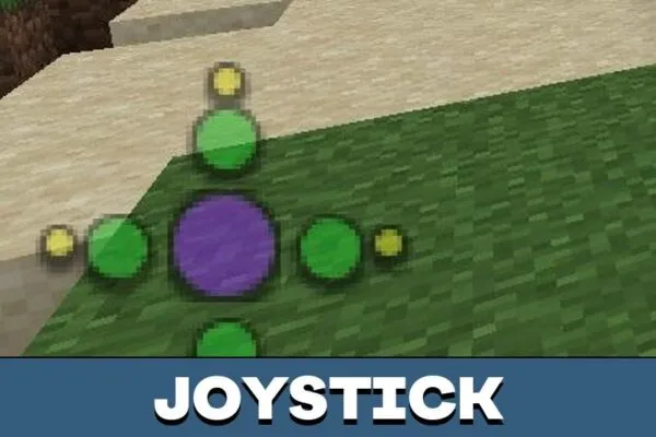 Joystick from Bubble Texture Pack for Minecraft PE