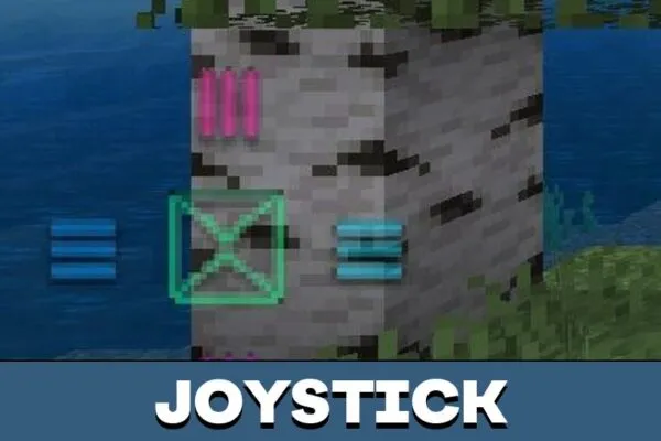 Joystick from Neon Texture Pack for Minecraft PE