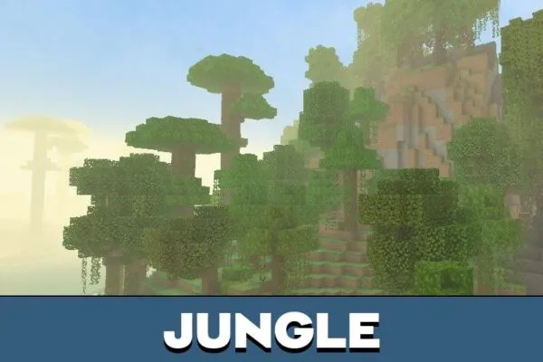 Jungle from 7izbi Mardan Texture Pack for Minecraft PE