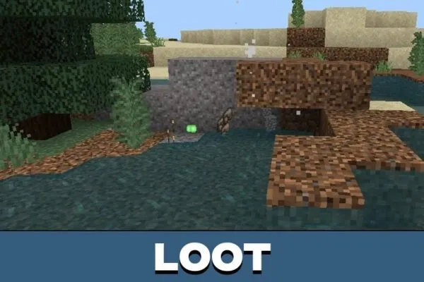 Loot from Night Terrors Mod for Minecraft PE