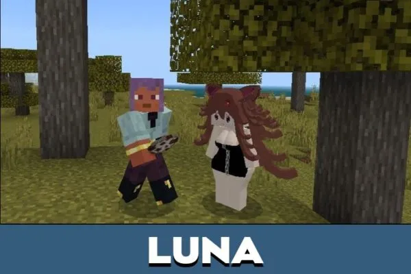 Luna from Jenny 2 Mod for Minecraft PE