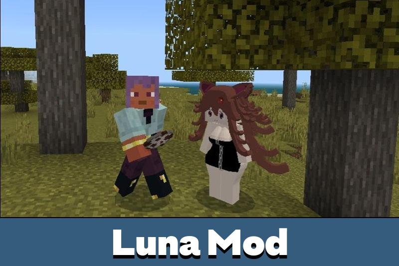 Download Luna Girl Mod for Minecraft PE Luna Mod for MCPE Download Luna Girl Mod for Minecraft PE Luna Mod for MCPE