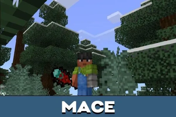 Mace from Weapon Combiner Mod for Minecraft PE