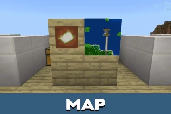 Map from Prehistoric Park Map from Minecraft PE