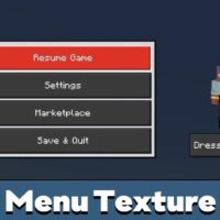 Menu Texture Pack for Minecraft PE