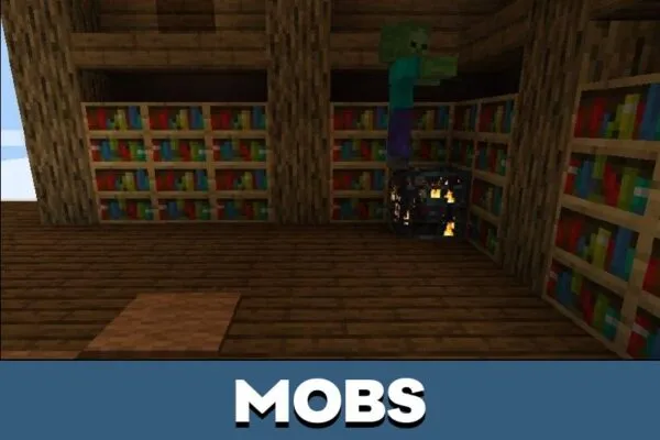 Mobs from Chinese Architecture Map for Minecraft PE