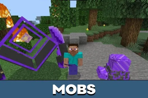 Mobs from Magic Madness Mod for Minecraft PE