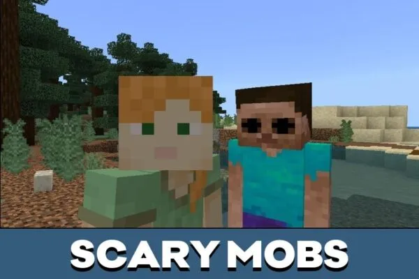 Mobs from Night Terrors Mod for Minecraft PE