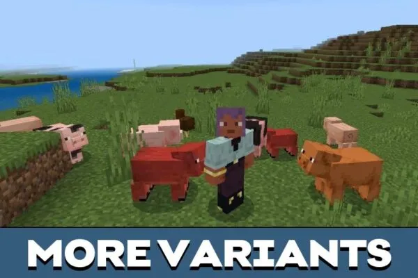 Variants from Pig Mod for Minecraft PE