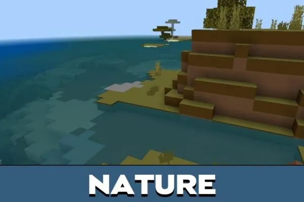 Nature from One Block Texture for Minecraft PE