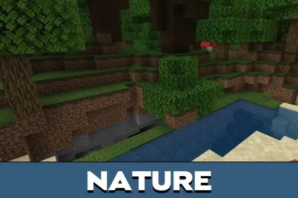 Nature from Solar Shader for Minecraft PE