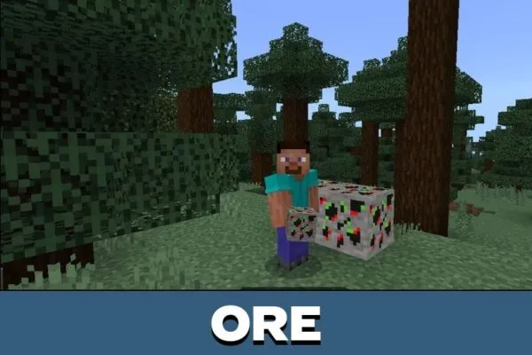 Ore from Party Craft Mod for Minecraft PE