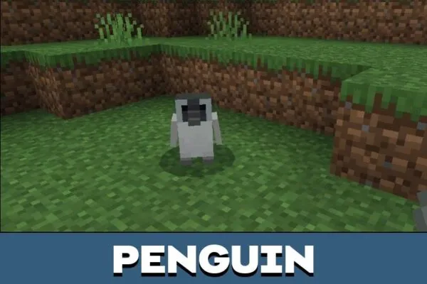 Penguin from the Underground Mod for Minecraft PE