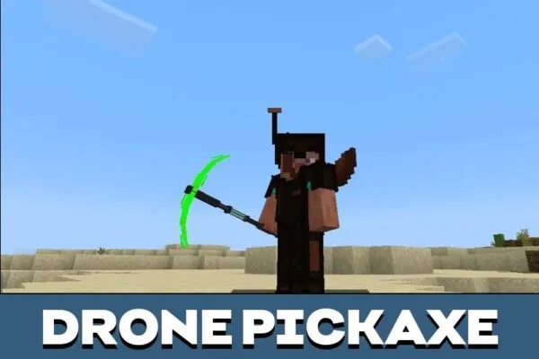 Pickaxe from Cyber Craft Texture Pack for Minecraft PE