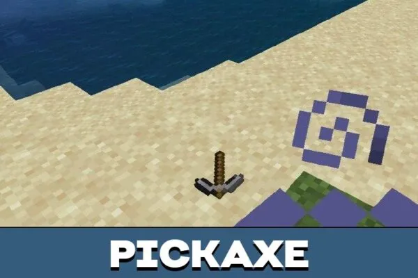 Pickaxe from Frame Texture Pack for Minecraft PE