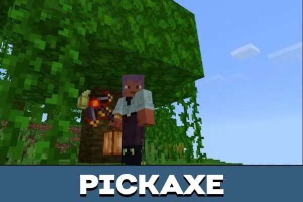 Pickaxe from Magma Expansion Mod for Minecraft PE