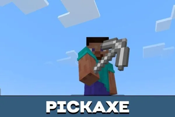 Pickaxe from White Texture Pack for Minecraft PE