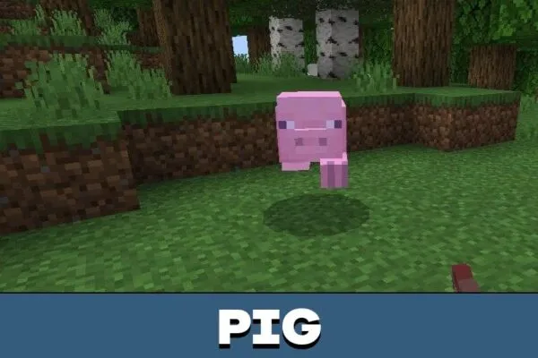 Pig from Damage Texture Pack for Minecraft PE