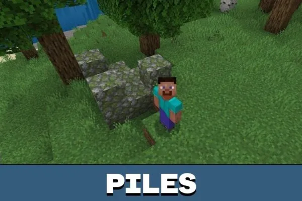 Piles from Wild Environment Mod for Minecraft PE