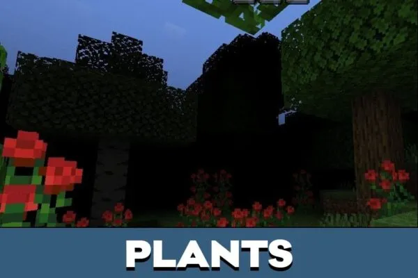 Plants from Black Fog Texture Pack for Minecraft PE