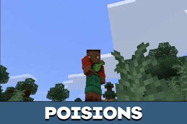 Poisons from Air Magic Mod for Minecraft PE