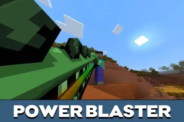 Power Blaster from Cybernetic Guns Mod for Minecraft PE