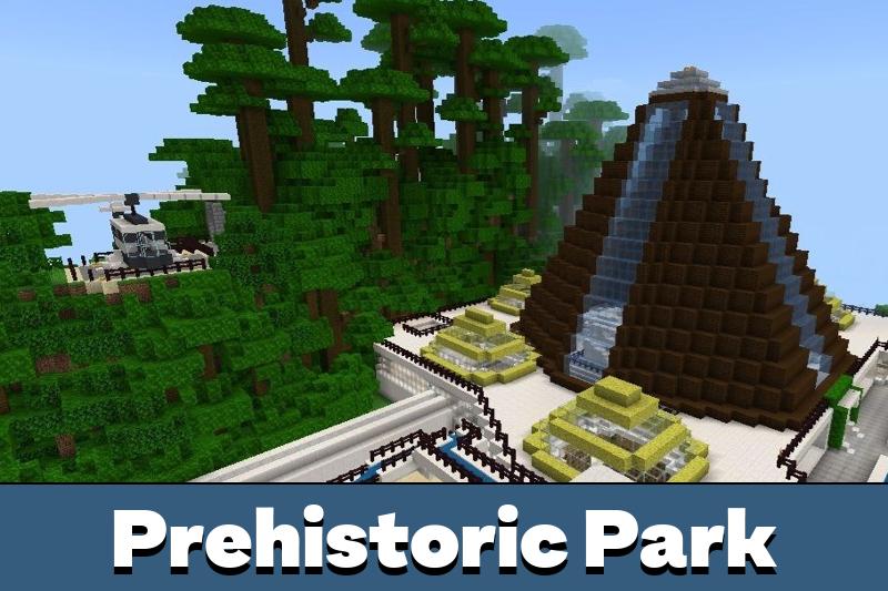 Download Prehistoric Park Map For Minecraft Pe Prehistoric Park Map