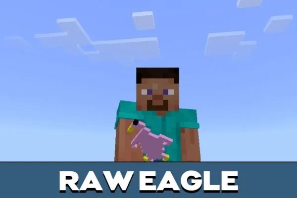 Raw Eagle from Mole Mod for Minecraft PE