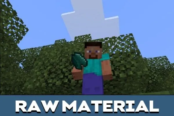 Raw Materials from Enderite Mod or Minecraft PE