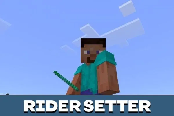 Rider Setter from Fight Mod for Minecraft PE