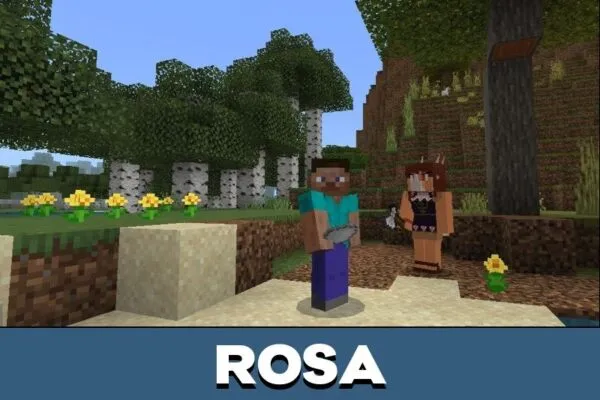 Rosa from Snoot Craft Mod for Minecraft PE