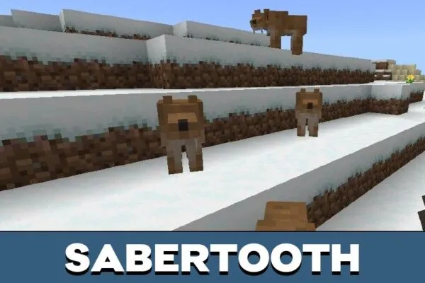 Sabertooth from Far North Mod for Minecraft PE