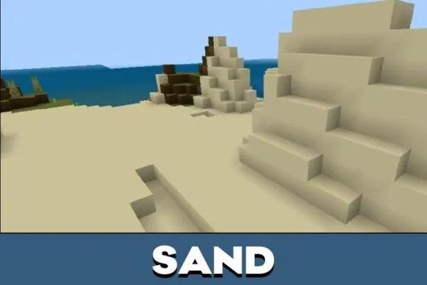 Sand from One Block Texture for Minecraft PE