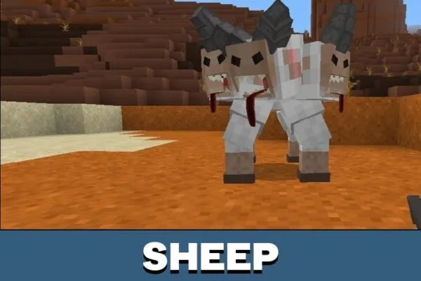 Sheep from Generator Rex Mod for Minecraft PE