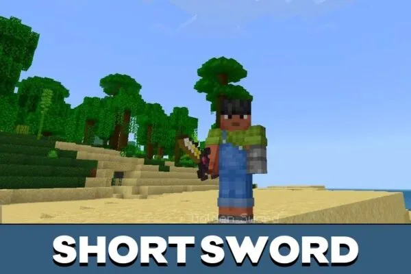 Short Sword from Ultramarine Texture Pack for Minecraft PE