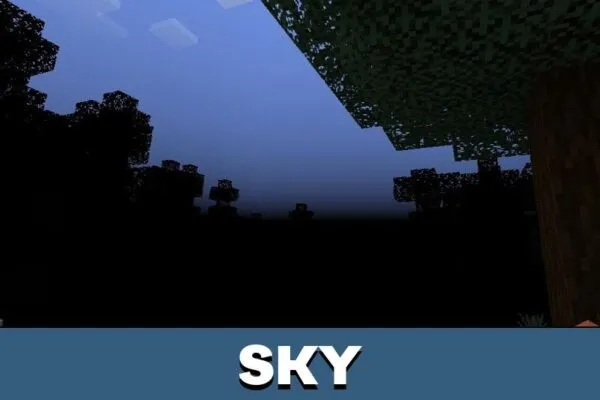 Sky from Black Fog Texture Pack for Minecraft PE