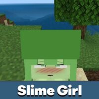 Slime Girl Mod for Minecraft PE