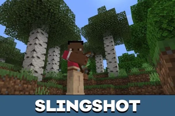 Slingshot from the Underground Mod for Minecraft PE