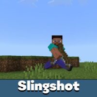 Slingshot Mod for Minecraft PE