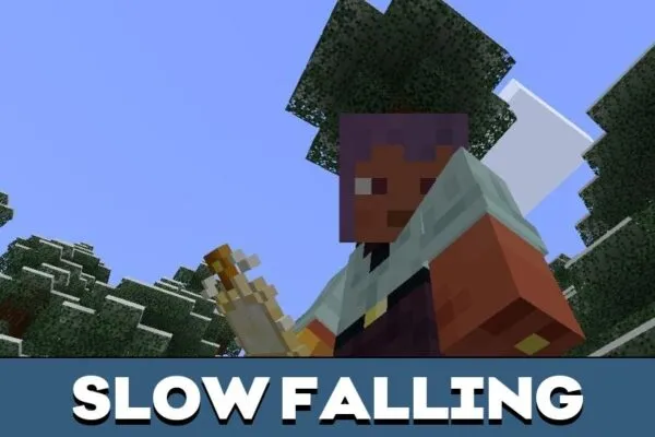 Slow Falling from Potion Texture Pack for Minecraft PE