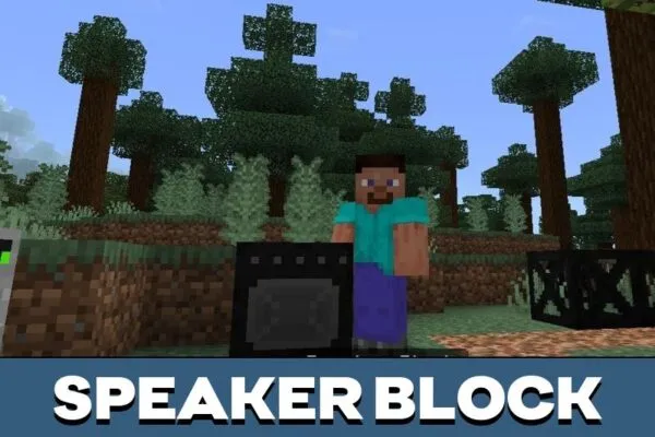 Speaker Block from Party Craft Mod for Minecraft PE