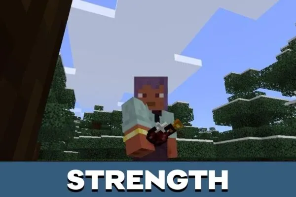 Strength from Potion Texture Pack for Minecraft PE