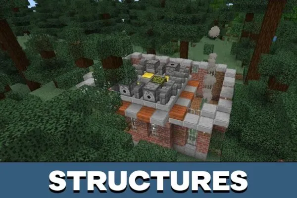 Structures from Cordyceps Mod for Minecraft PE