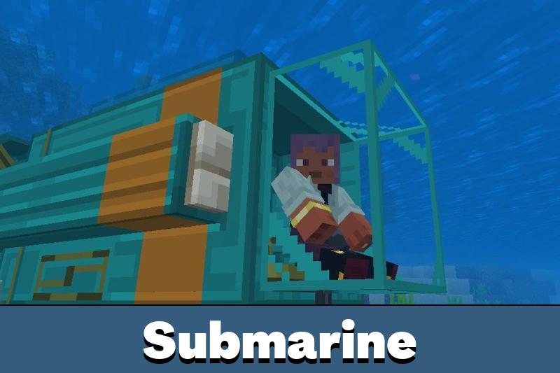 Submarine Mod for Minecraft PE