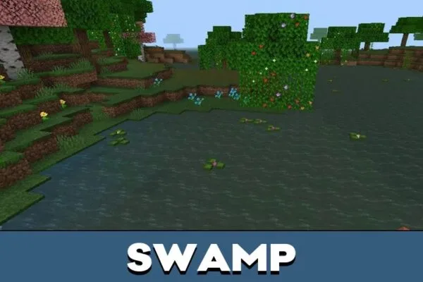 Swamp from Flowers Texture Pack for Minecraft PE