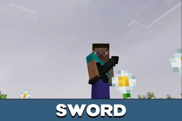 Sword from Black Texture Pack for Minecraft PE