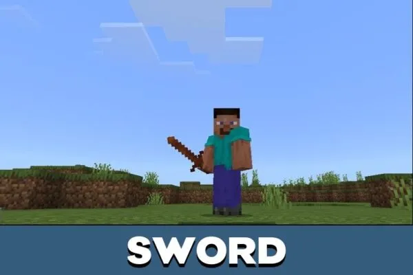 Sword from Golden Texture Pack for Minecraft PE